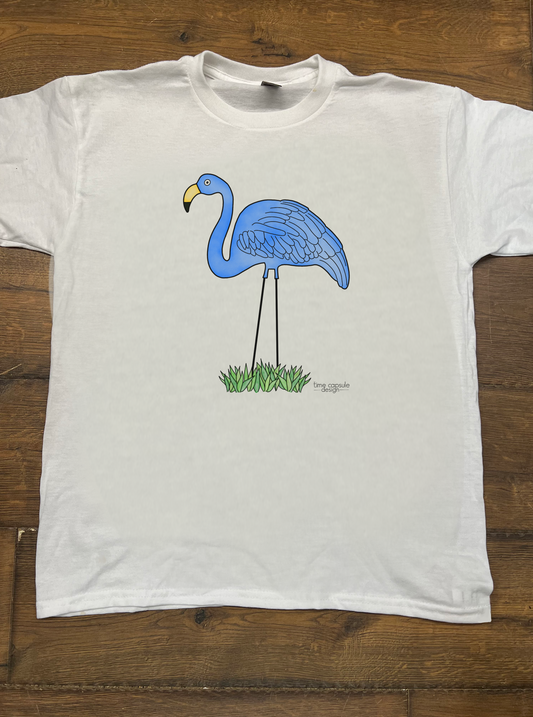 Blue Flamingo T Shirt