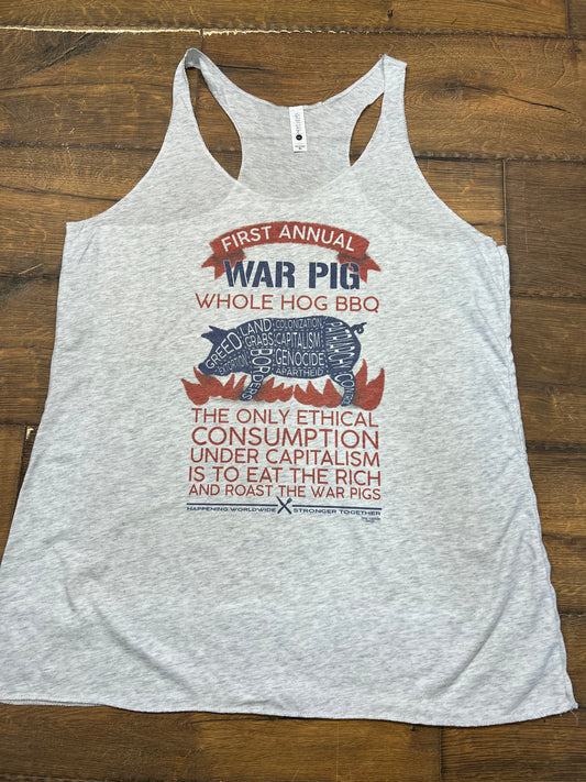 War Pig Roast Fitted TANK TOP