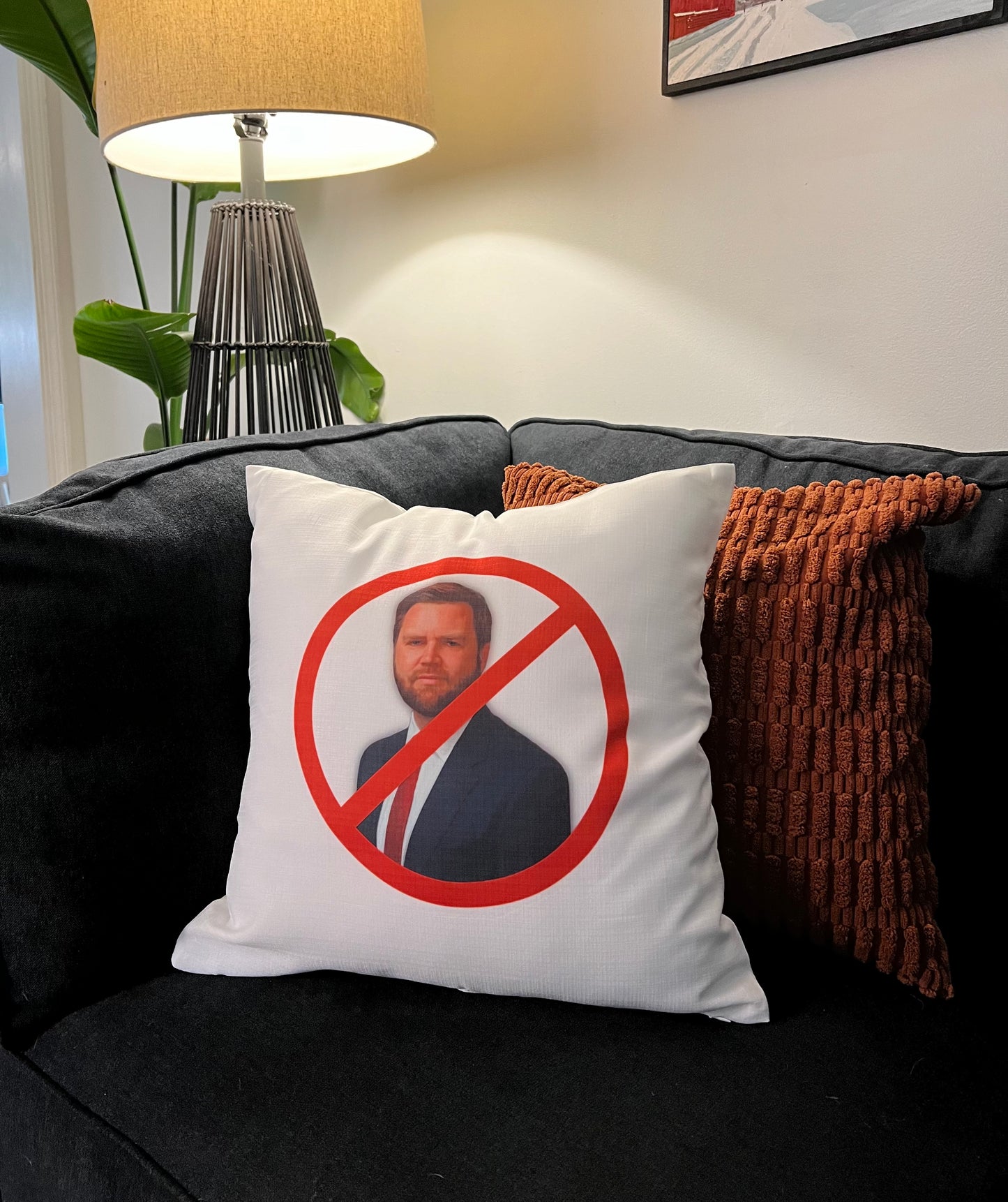 JD Vance Couch Throw Pillow or Cover