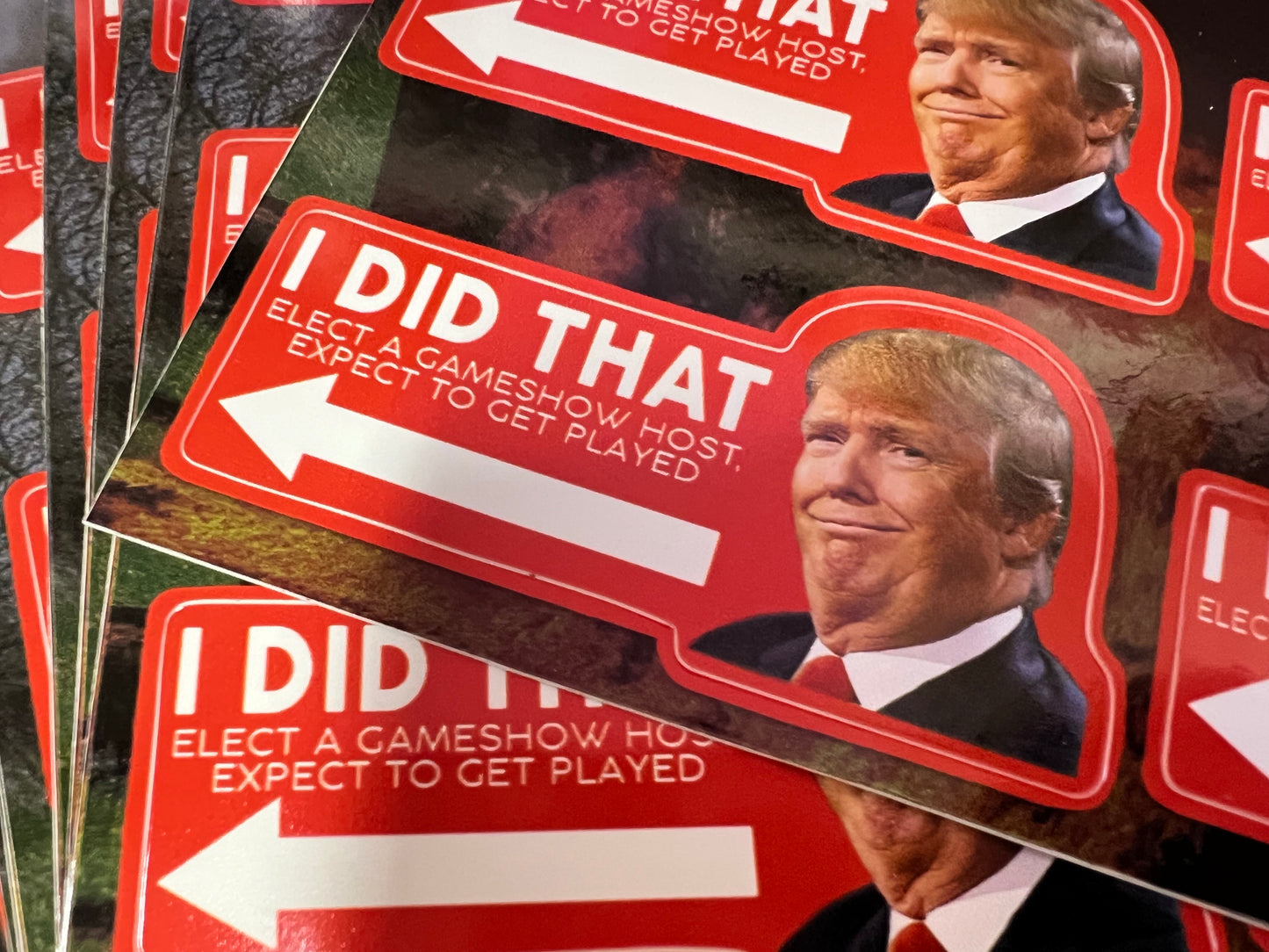 I Did That Trump Sticker Sheet