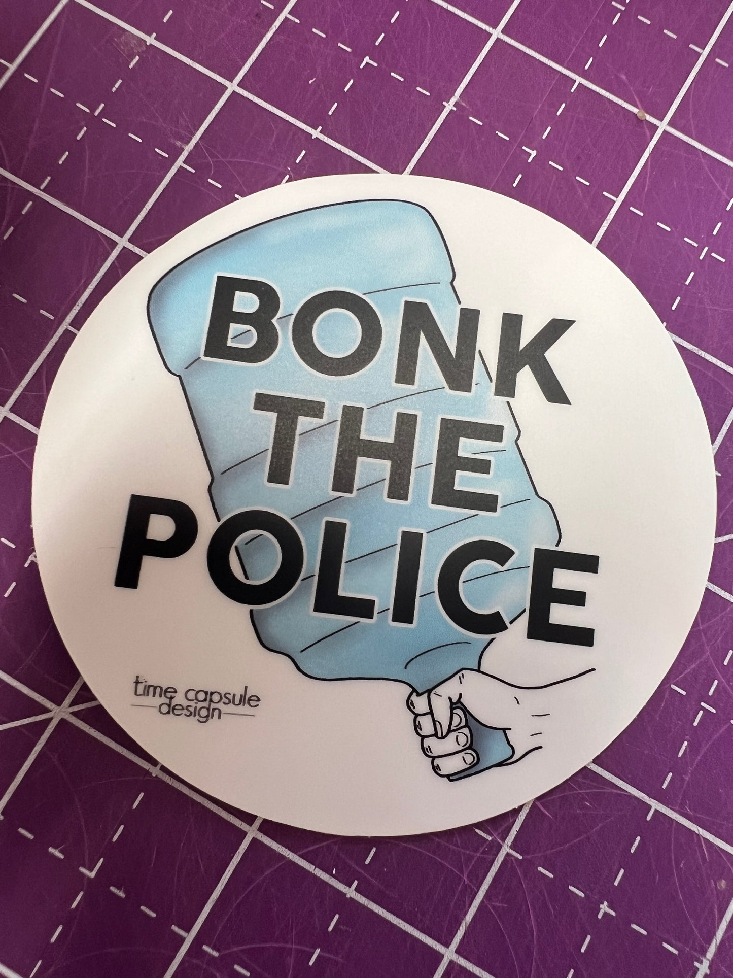 Bonk the Police Sticker