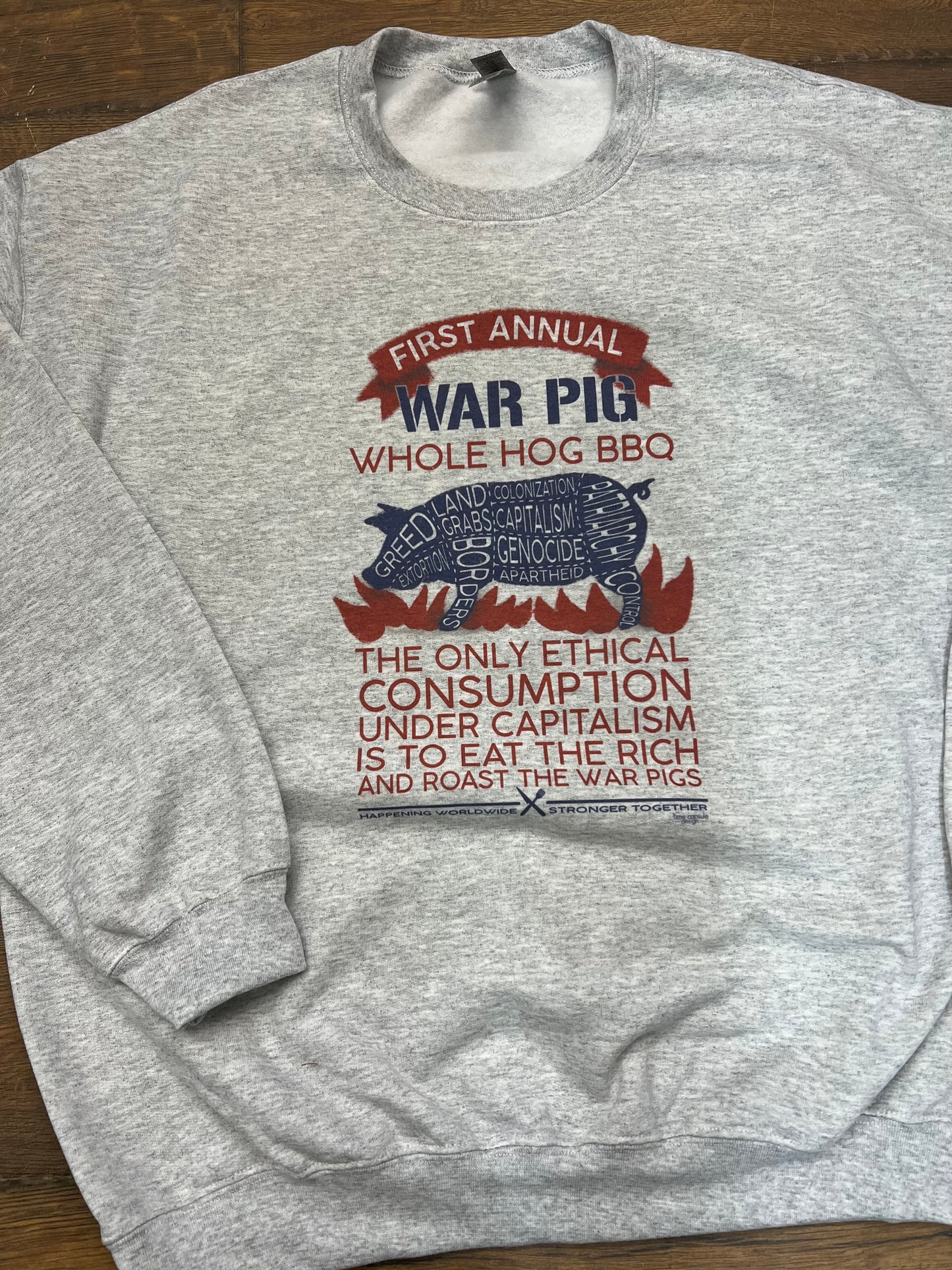 War Pig Roast Crew Neck Sweatshirt