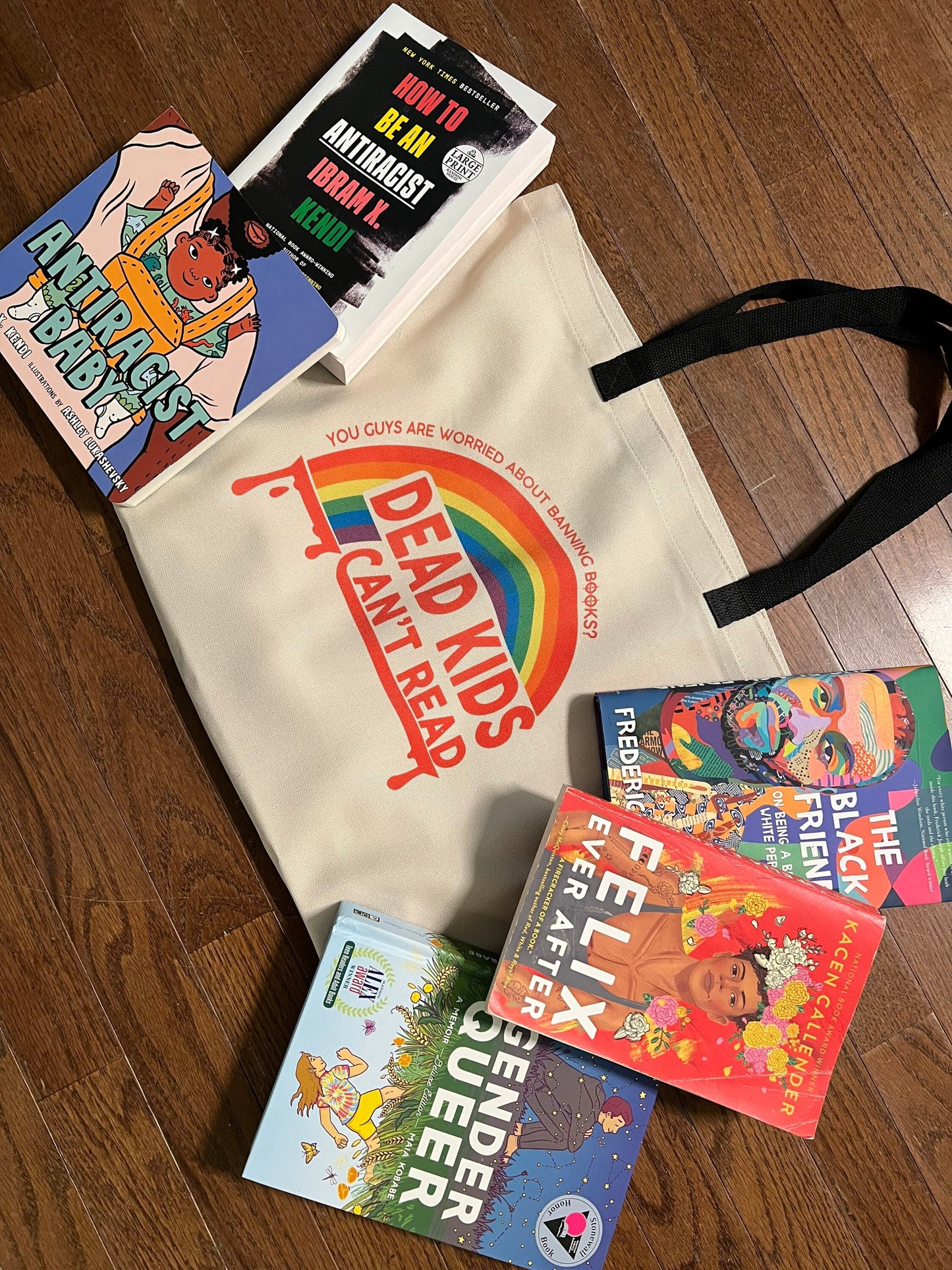 Bleeding Rainbow TOTE bag