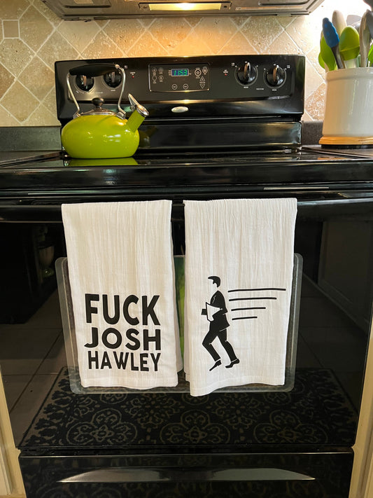 Fuck Josh Hawley Running Tea Towel Set