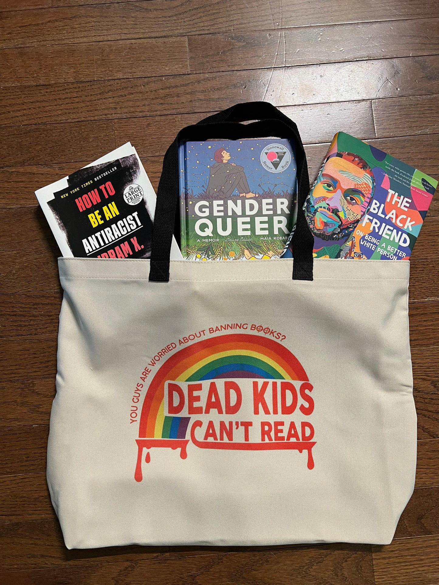 Bleeding Rainbow TOTE bag